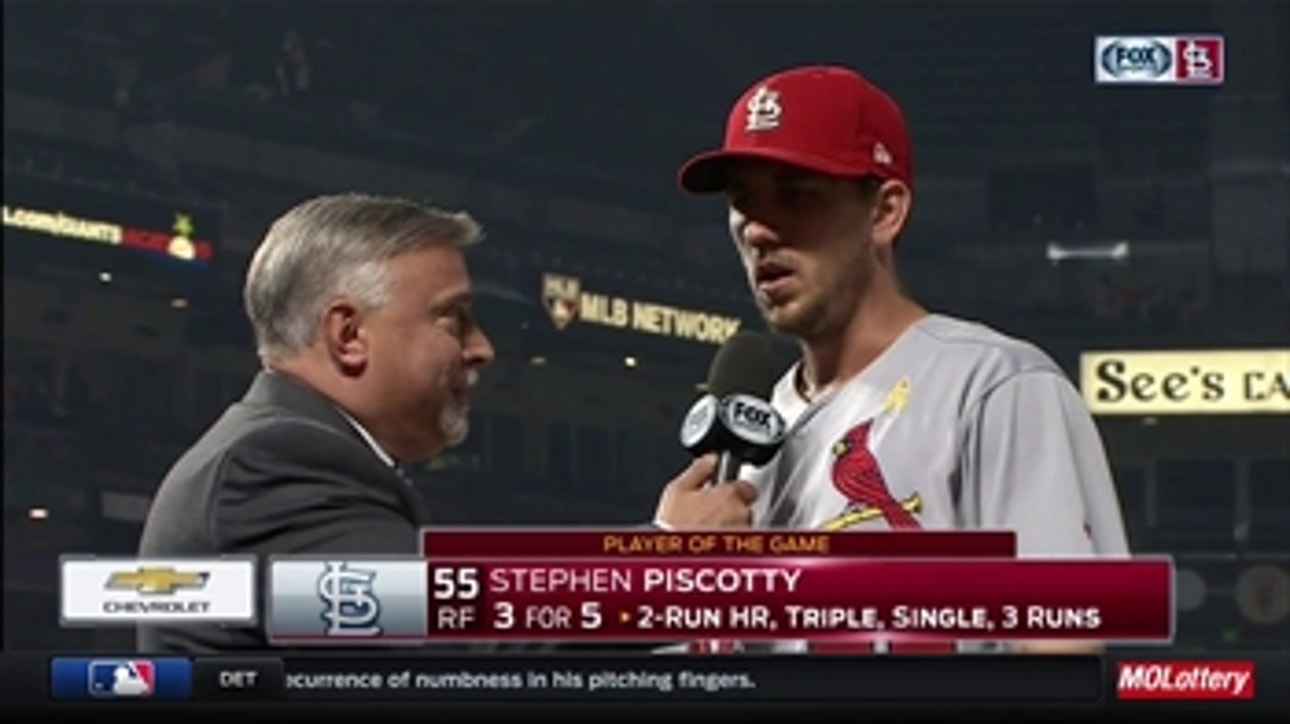 Stephen Piscotty after big night against Giants: 'I'm just trying to finish strong'