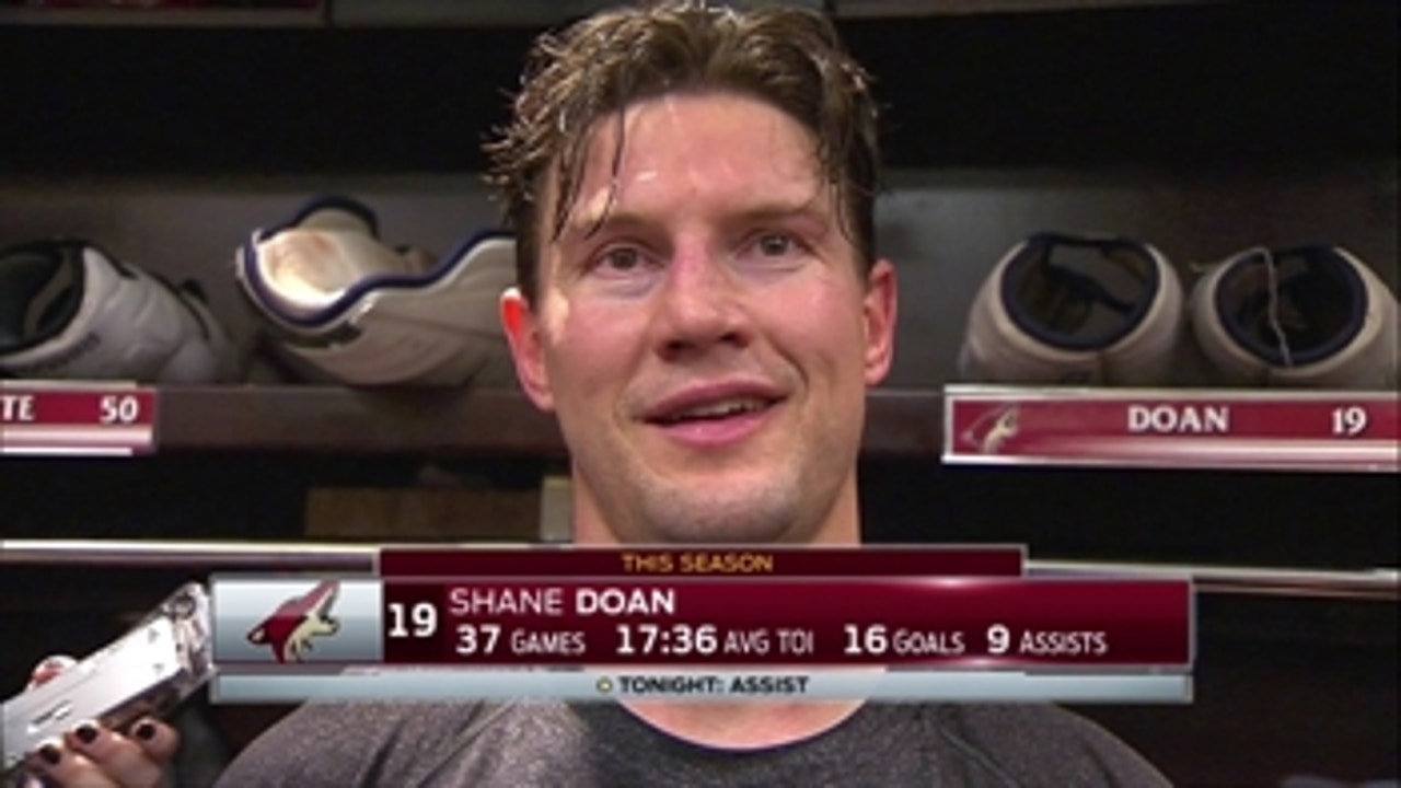 Doan's night ends with Coyotes loss