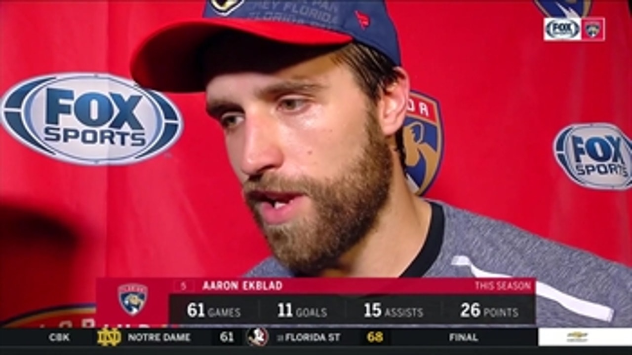 Aaron Ekblad on Panthers' comeback win, his overtime game-winner