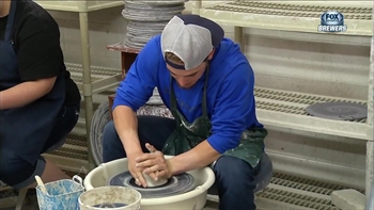 Brewers Live: Gennett gives pottery lesson