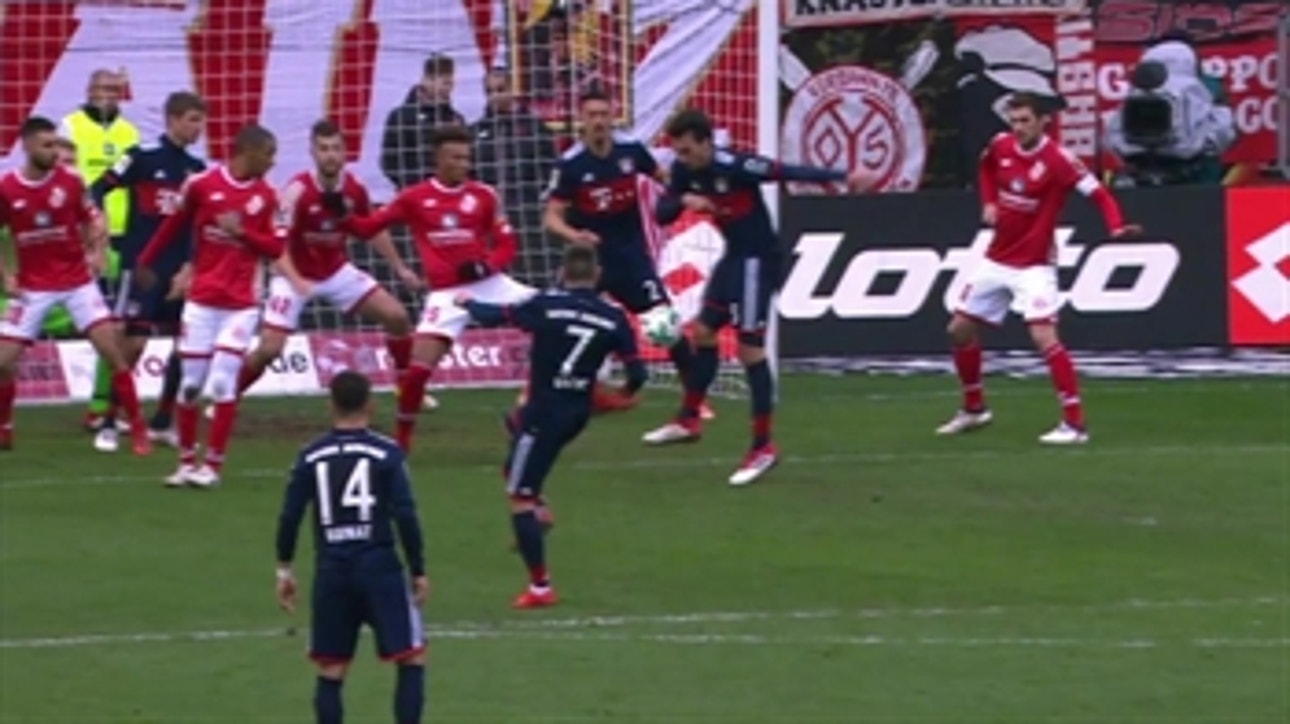 Ribery nets the opening goal for Bayern Munich vs. Mainz ' 2017-18 Bundesliga Highlights
