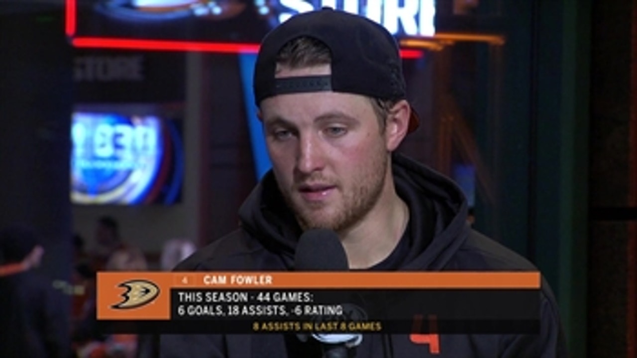 Ducks Live: Cam Fowler on Friday's win over Oilers