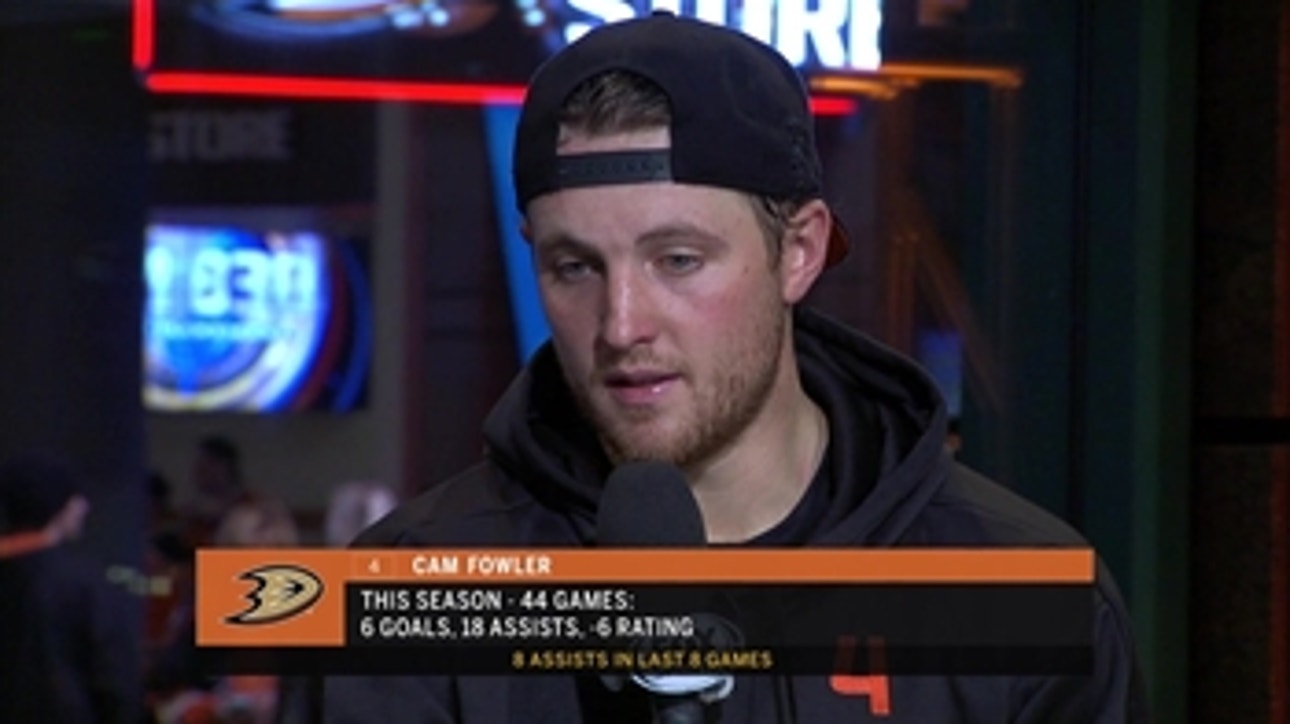 Ducks Live: Cam Fowler on Friday's win over Oilers