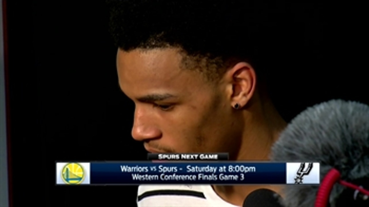 Dejounte Murray on falling behind 0-2 to Golden State