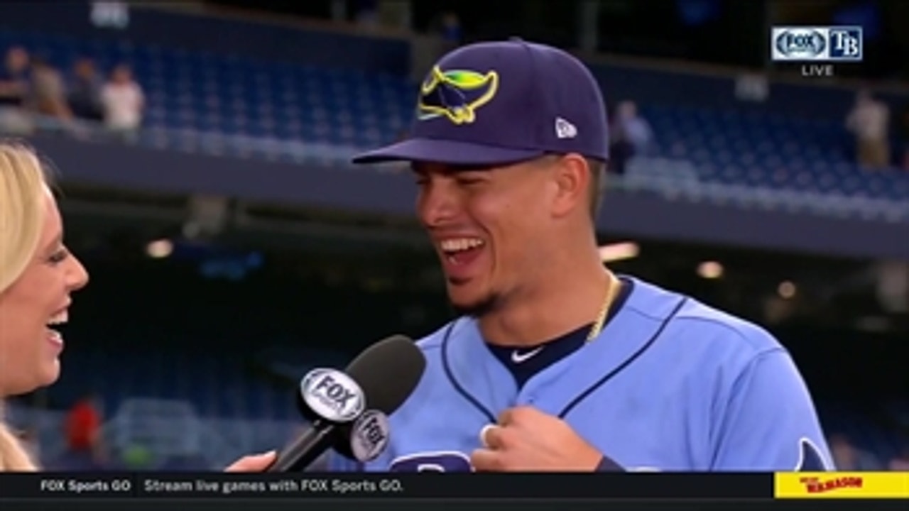 Willy Adames talks about heating up his bat at home, Blake Snell's strong afternoon on the hill
