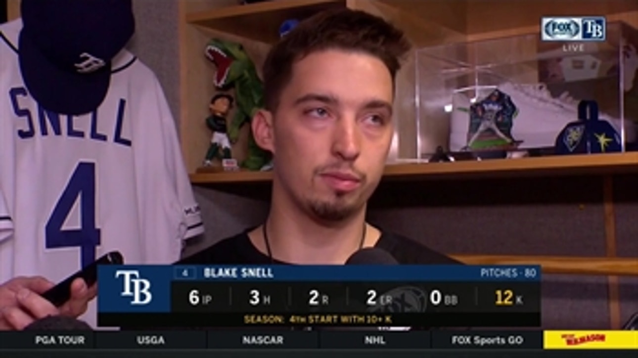 Blake Snell critiques his 12-strikeout, 0-walk performance