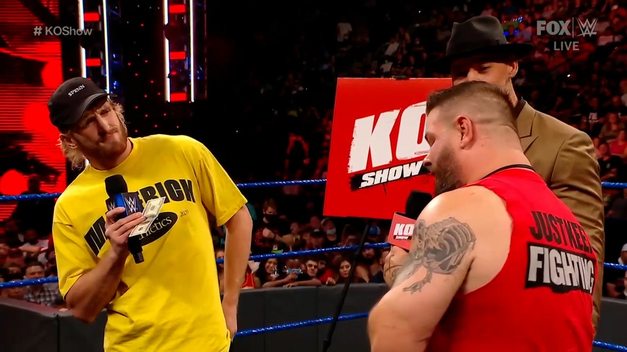 Logan Paul and Happy Corbin lay out Kevin Owens on his own show