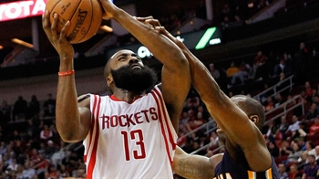 Harden scores 45 as Rockets rip Pacers