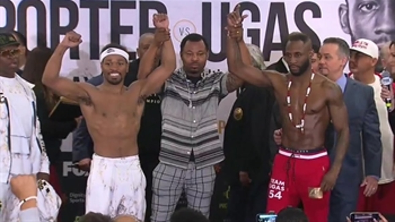 Shawn Porter misses weight at initial weigh-in by 1.8 lbs | PBC on FOX weigh-in