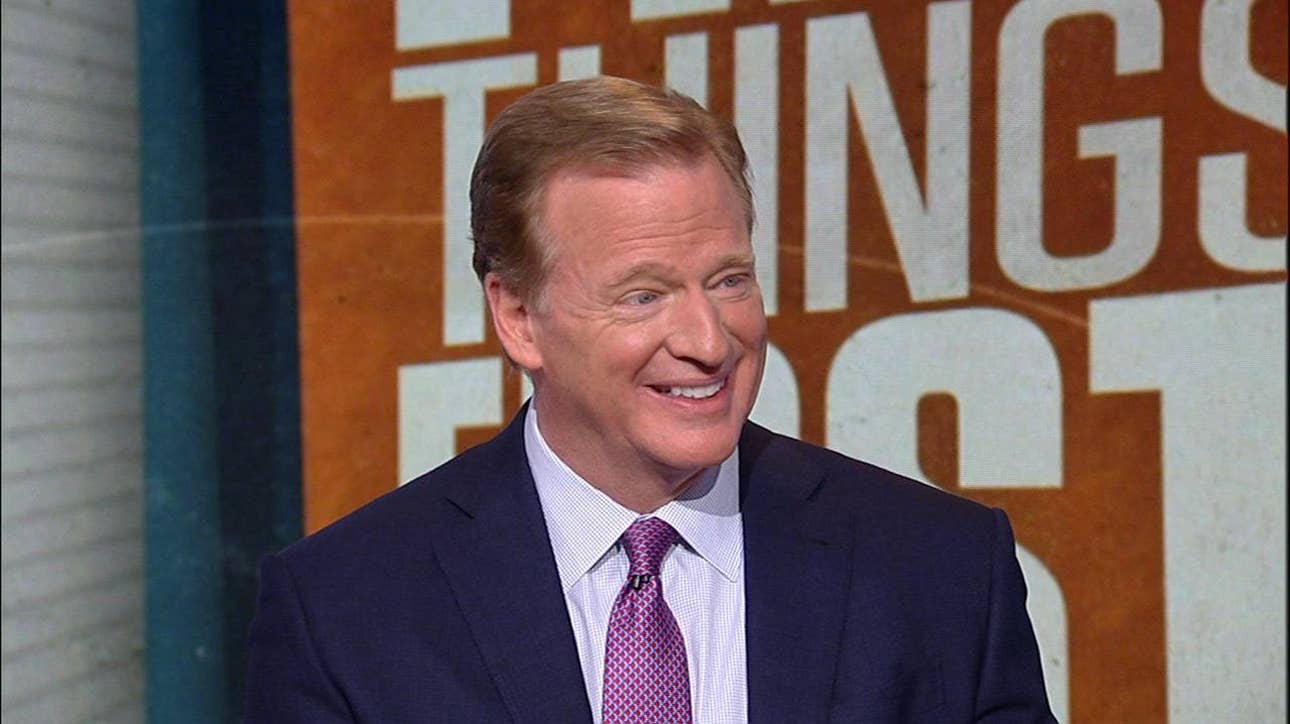Roger Goodell discusses Colin Kaepernick, Ezekiel Elliott suspension and more ' FIRST THINGS FIRST
