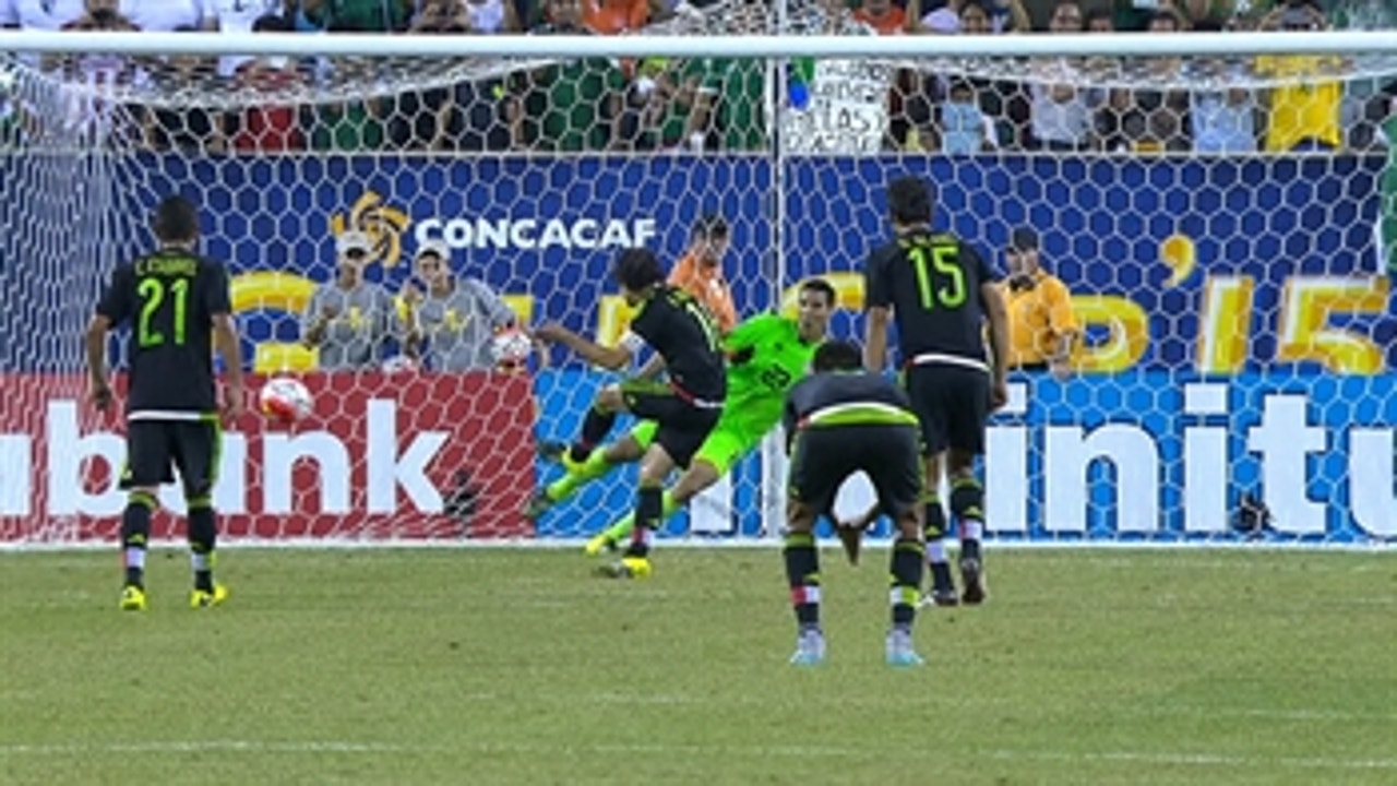 Andres Guardado converts penalty for Mexico against Costa Rica - 2015 CONCACAF Gold Cup Highlights