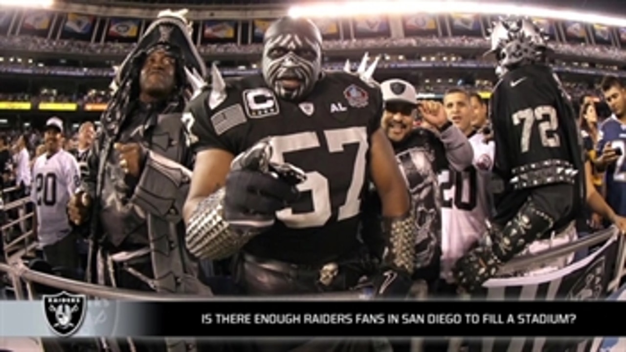 Could the Raiders fill up a stadium in San Diego?