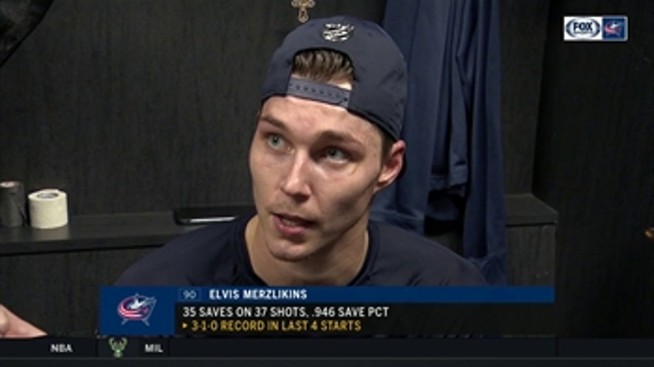 Elvis Merzlikins: 'We are fighting for every single point'
