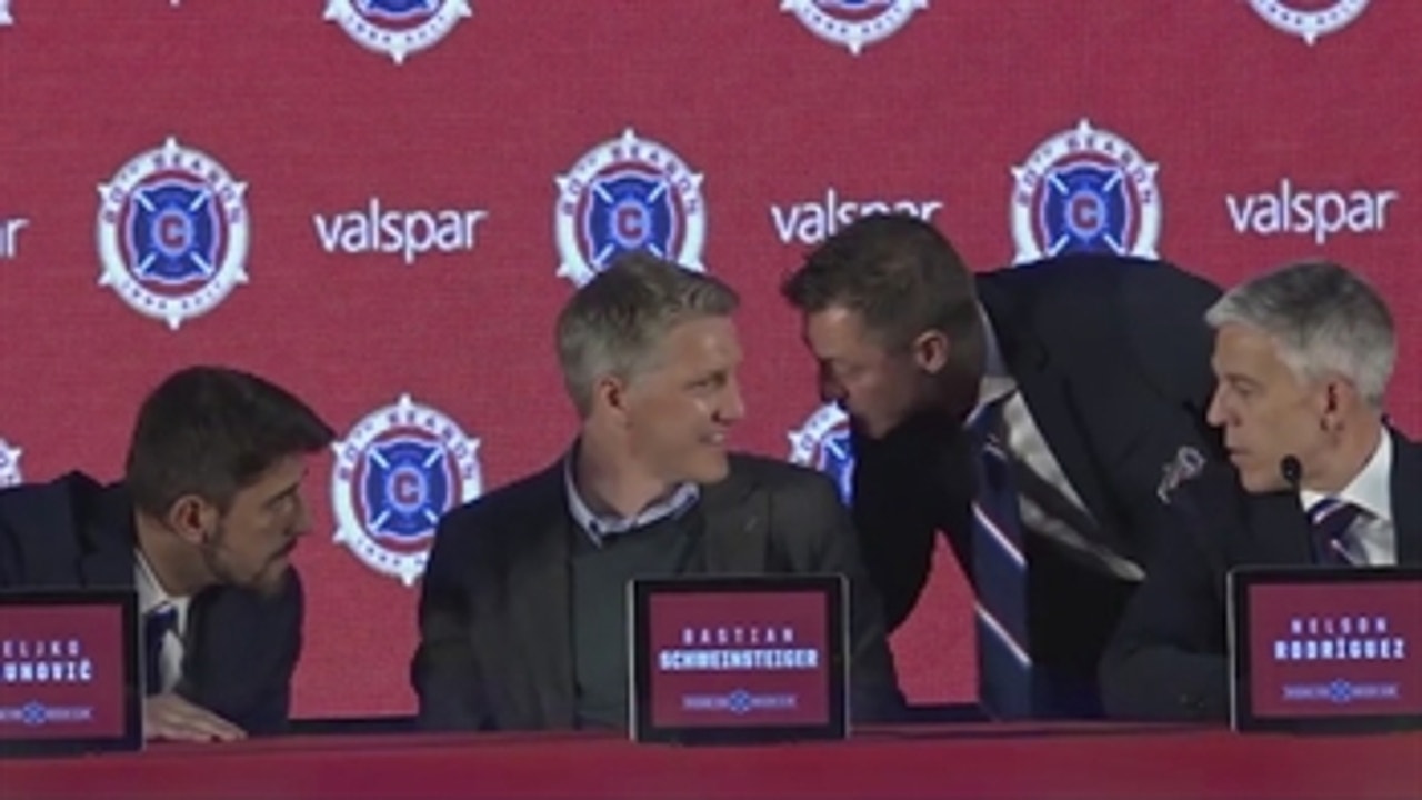 Journalist mistakenly asks Schweinsteiger if he can win the World Cup with Chicago Fire