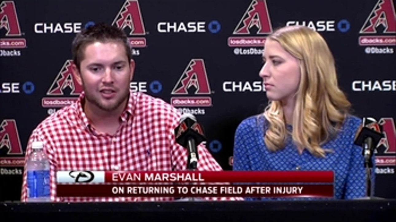 Evan Marshall's emotional return to Chase Field