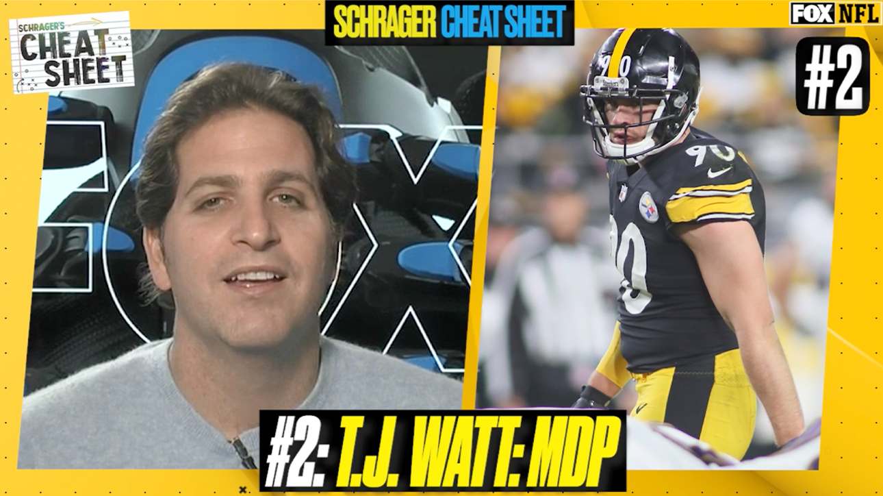 'He belongs in the MVP conversation' — Peter Schrager on T.J. Watt's dominance ' Cheat Sheet for Week 14