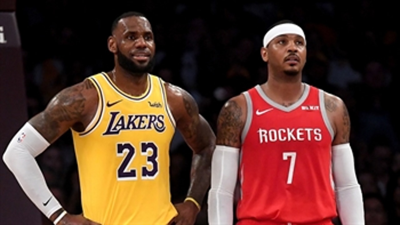 Carlos Boozer weighs in on reports LeBron James wants the Lakers to sign Carmelo Anthony
