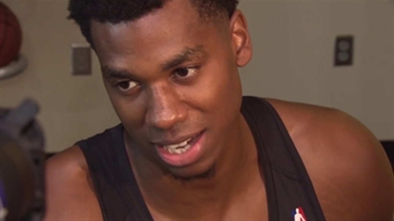 Hassan Whiteside on Justise Winslow's lob game: 'It's coming along well'