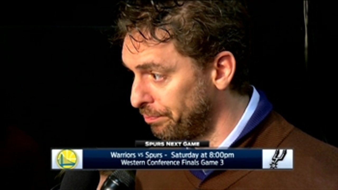 Pau Gasol not making any excuses after Game 2 loss
