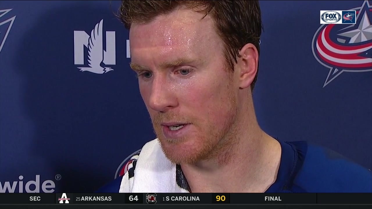 Riley Nash on Blue Jackets' strong effort in 4-1 loss: 'That's hockey sometimes'