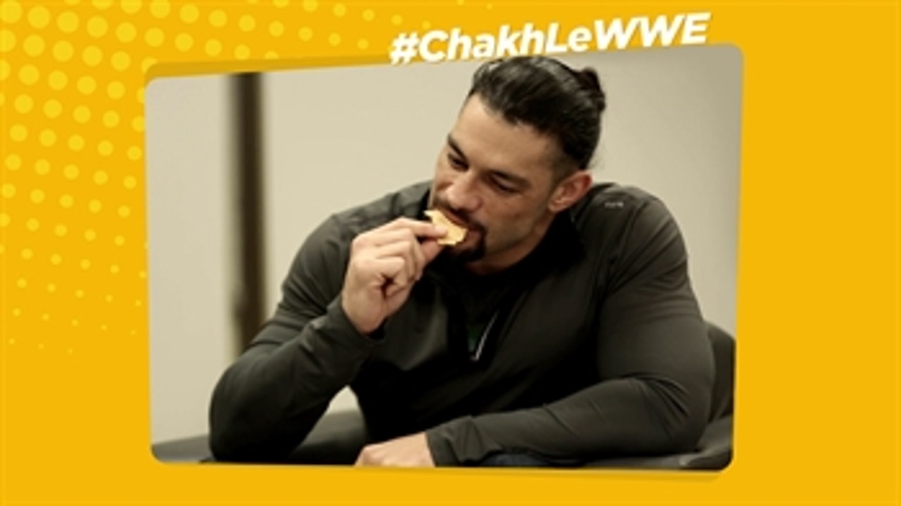 Roman Reigns tries Classic Indian Snacks! - Chakh Le WWE Ep.2: WWE Now India