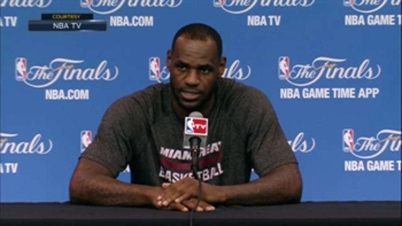 LeBron explains why he's an easy target