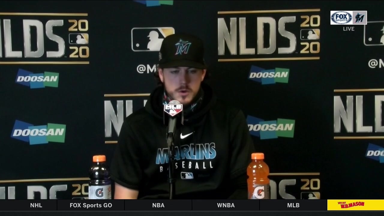 Brian Anderson breaks down Miami's NLDS Game 1 loss to Atlanta after going 3-4 at the plate