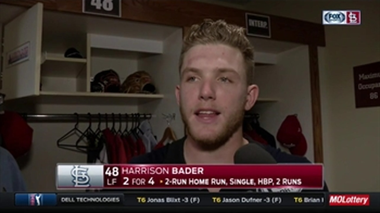 Harrison Bader relieved to have his first major league home run out of the way