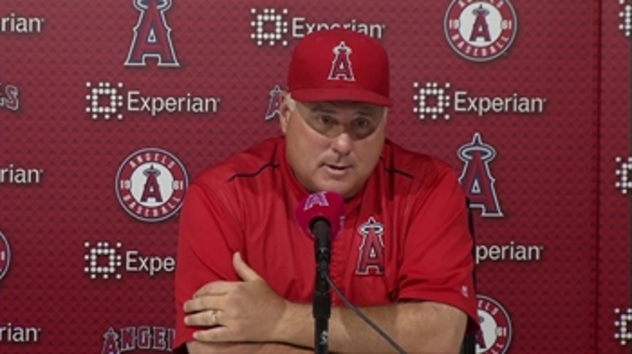 Scioscia: 'Mike showed his talent in every phase tonight'