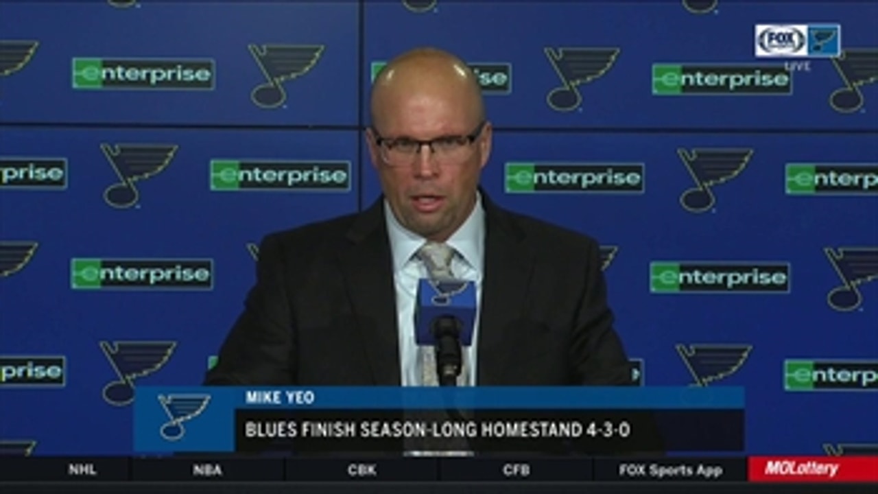 Mike Yeo after Blues' loss to Wild: 'You can't just play not to get beat'
