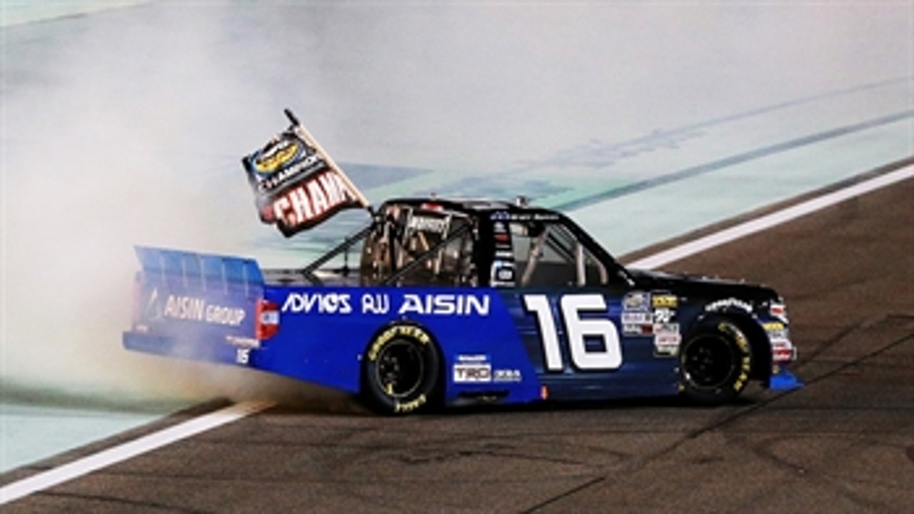 Brett Moffitt wins at Miami and clinches the 2018 Truck Series championship | FOX NASCAR