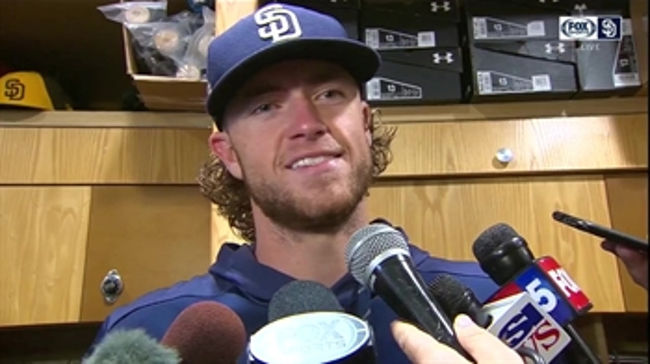 Chris Paddack discusses his first big league victory