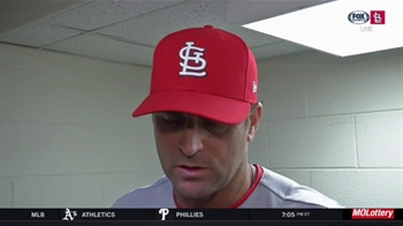 Matheny: Martinez's throwing woes are 'a lack of confidence'