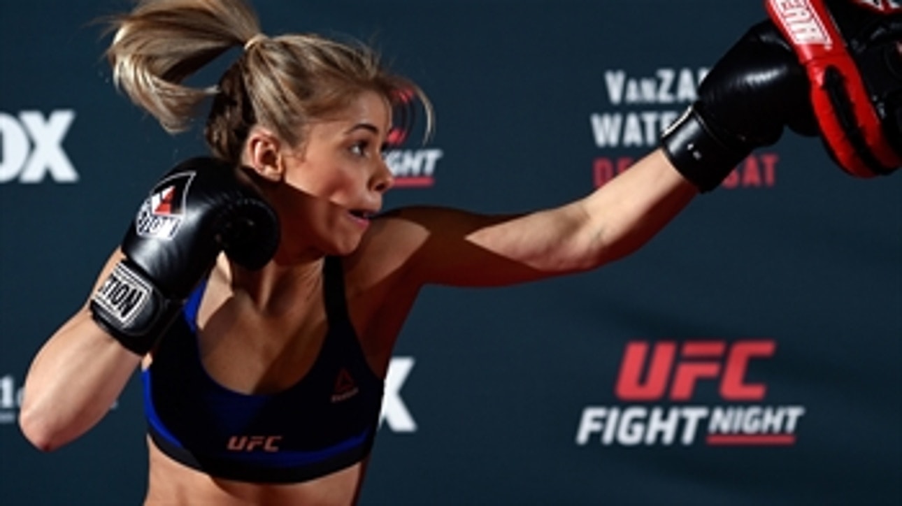 Paige VanZant likes to pig out on a certain type of food after making weight 