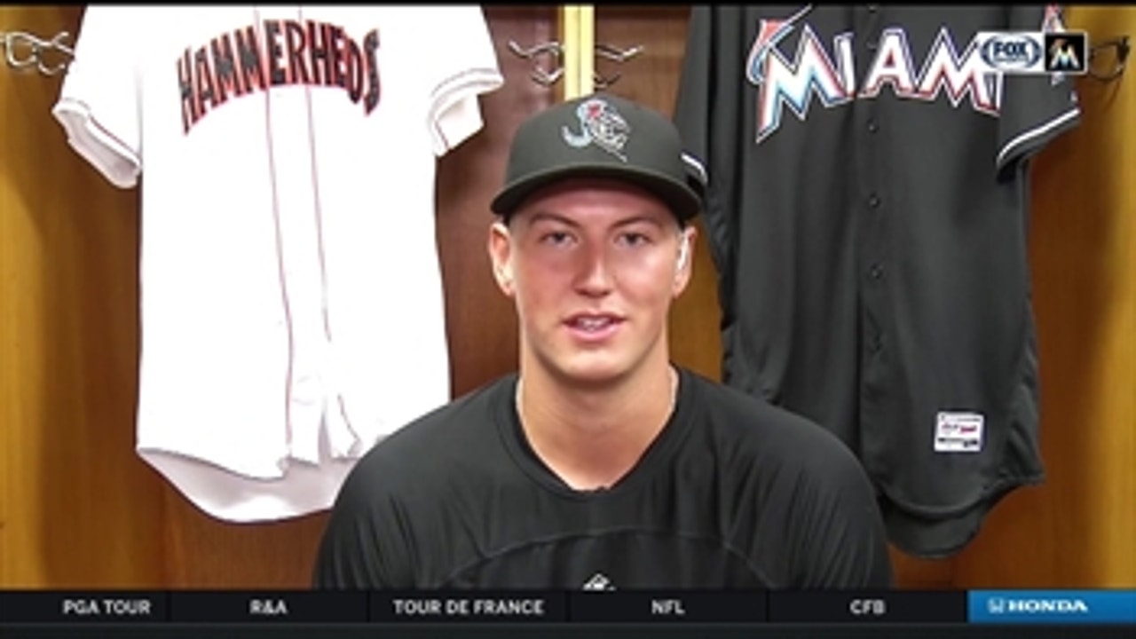 Jupiter Hammerheads 6-foot-9 P Brady Puckett discusses pitching style