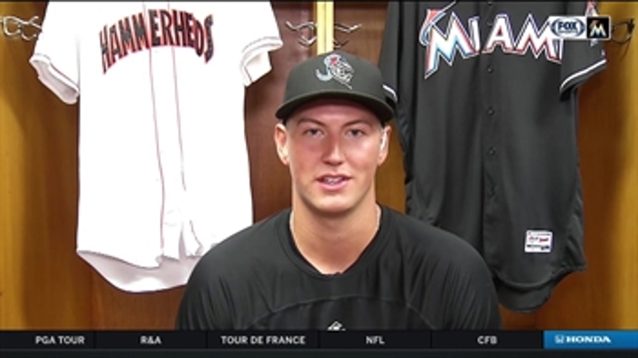 Jupiter Hammerheads 6-foot-9 P Brady Puckett discusses pitching style