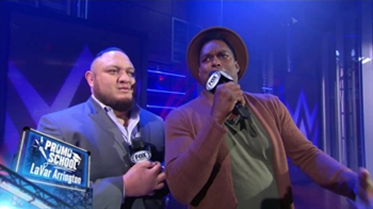 Samoa Joe takes LaVar Arrington to Promo School ' WWE BACKSTAGE