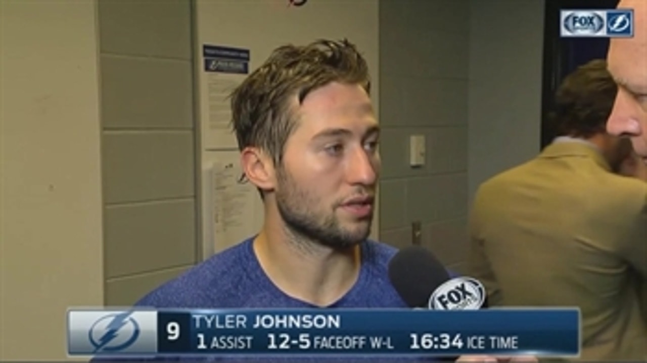 Tyler Johnson says Lightning know they have to get better