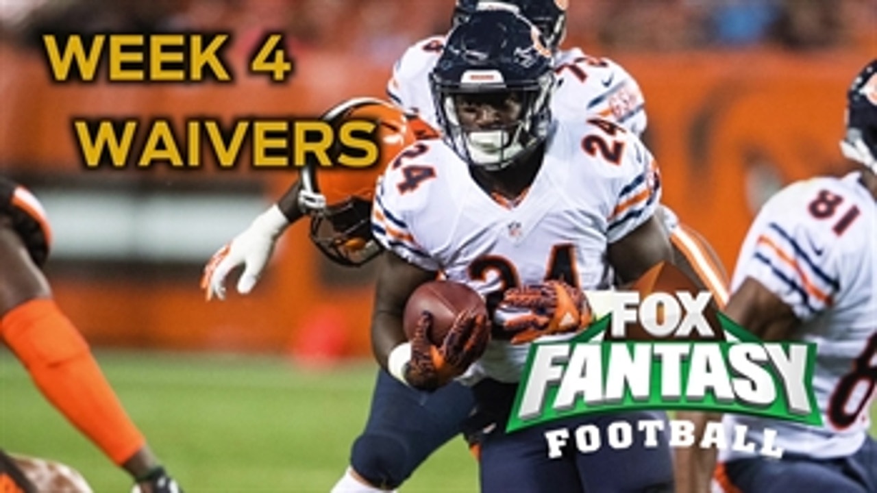 Week 4 Fantasy Football Top Waiver Wire Targets