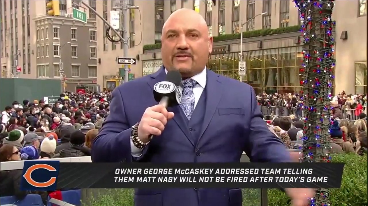 'It took on a life of it's own' - Jay Glazer updates rumor that Bears' HC Matt Nagy will be fired after game vs Lions & more