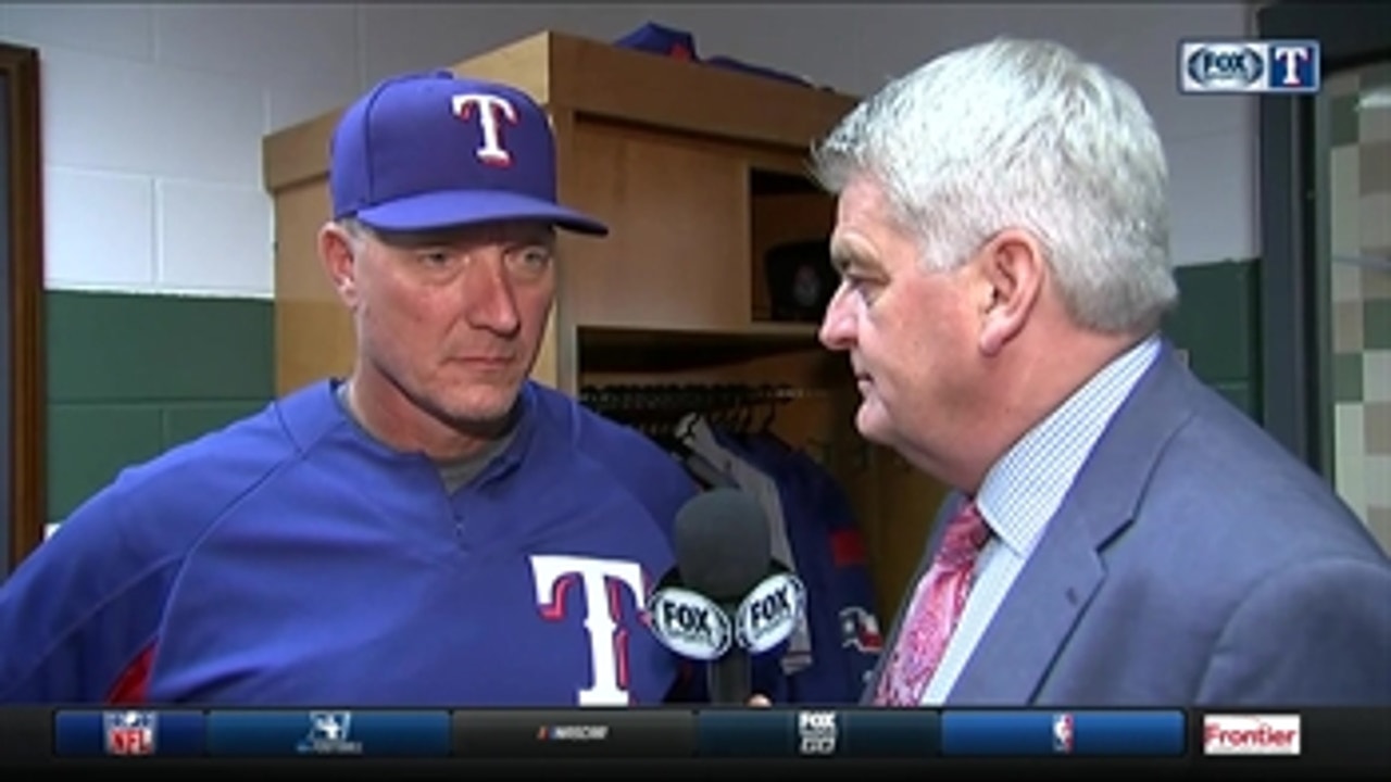 Jeff Banister talks disappointing loss to Houston