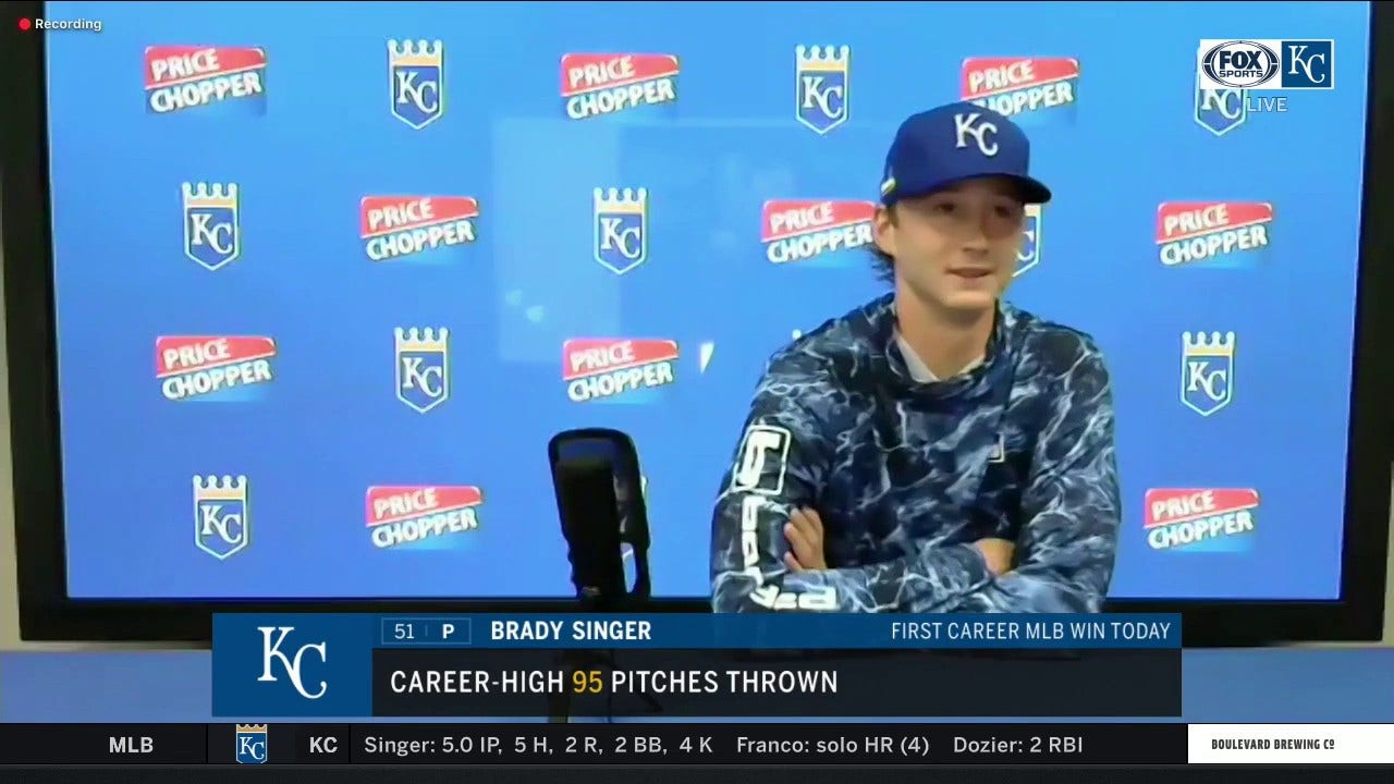 Singer: 'This is a blast' after earning first win