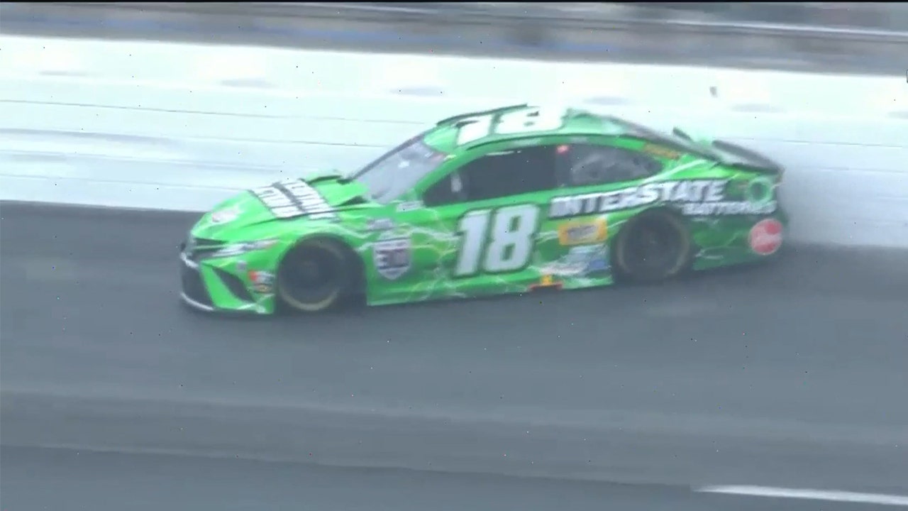 Kyle Busch and others wreck at New Hampshire