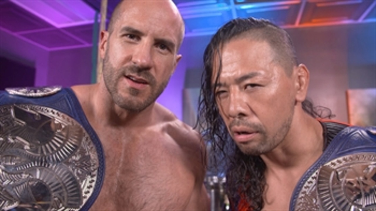 Shinsuke Nakamura & Cesaro survey "Champions Lounge" damage: WWE Network Exclusive, Sept. 11, 2020