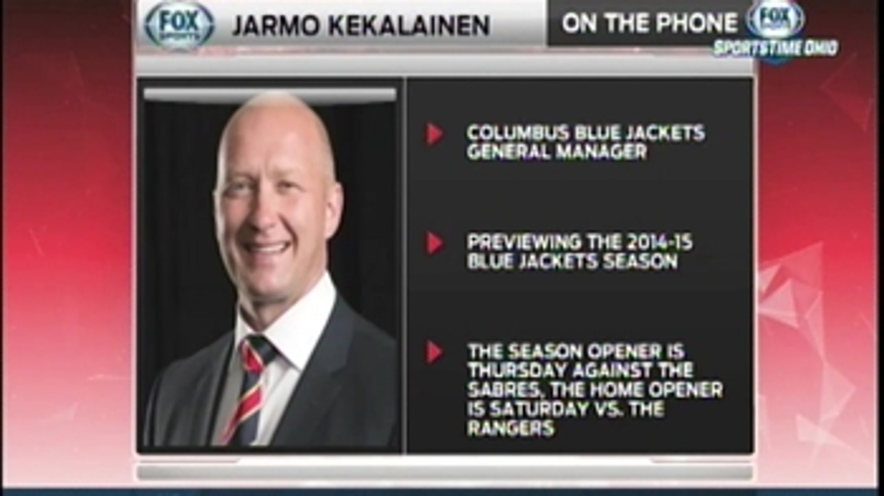 Jarmo Kekalainen discusses importance of  fast start for CBJ