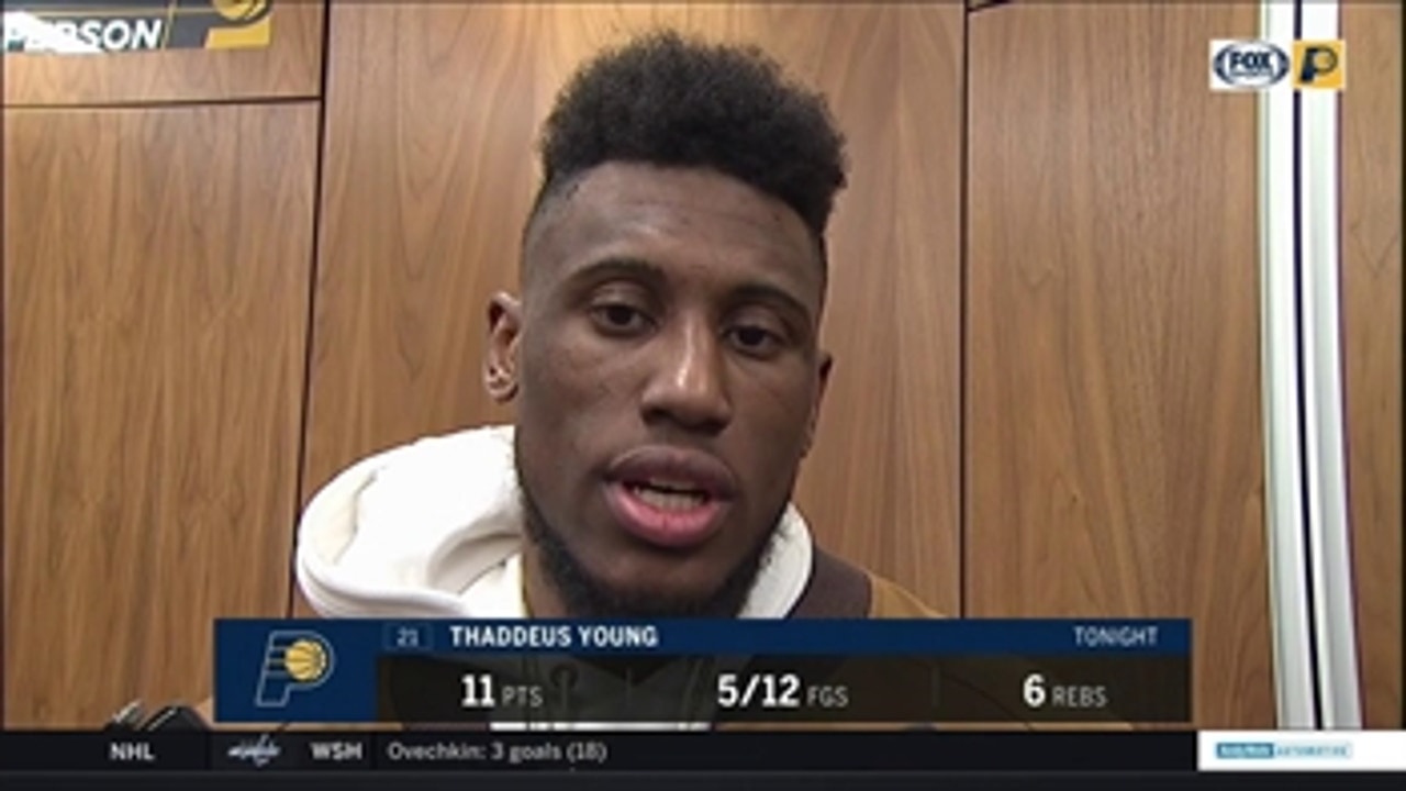 Thaddeus Young: 'We had a lot of self-inflicted mistakes' against Celtics