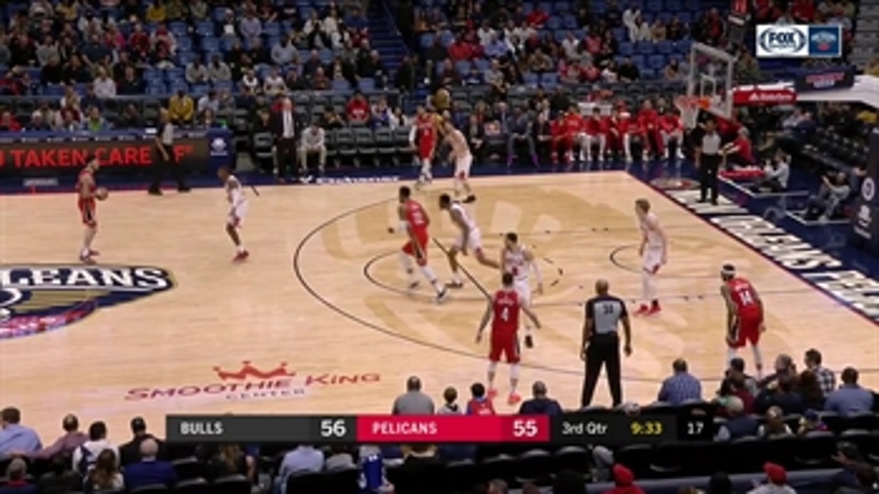 HIGHLIGHTS: Brandon Ingram Hits a Three-Pointer in the 3rd Quarter