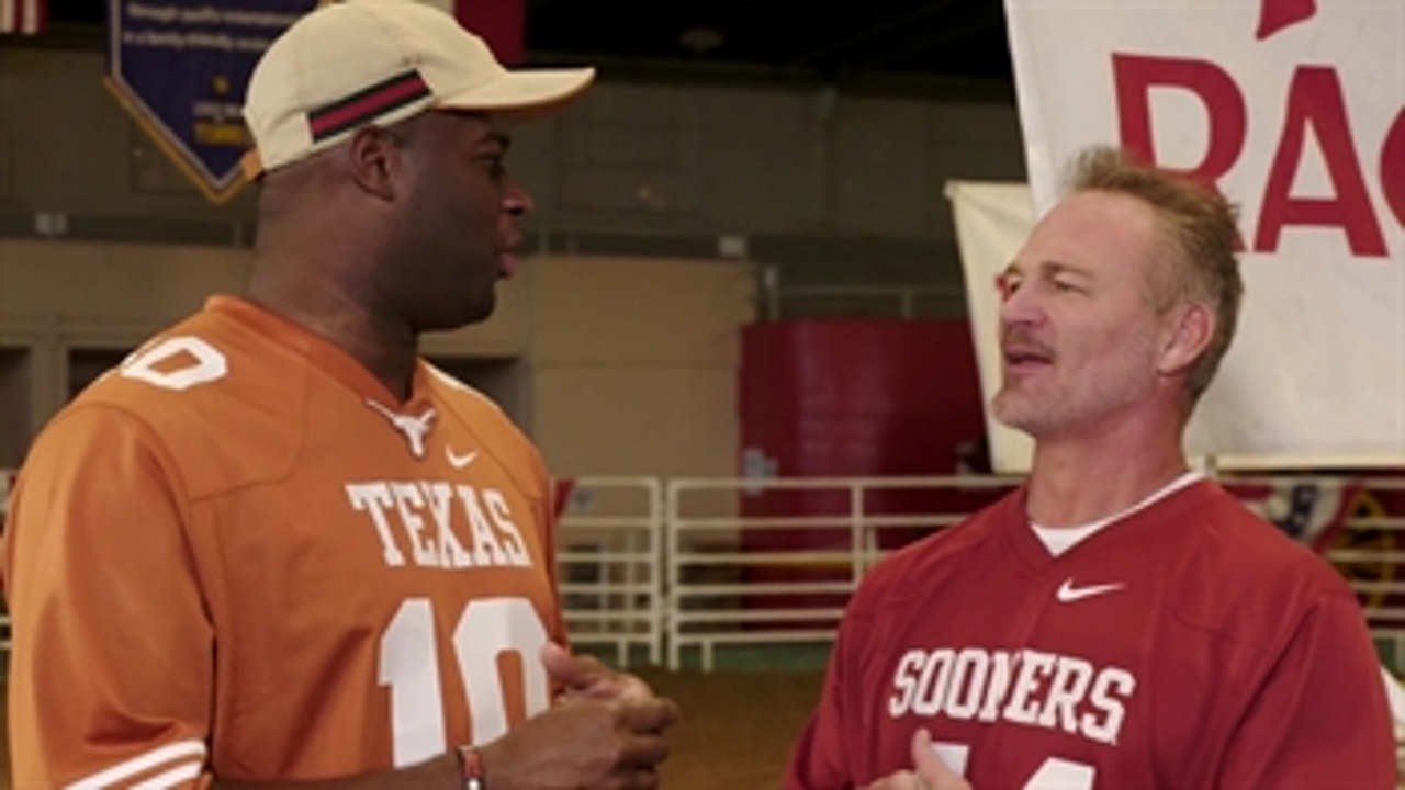 The *REAL* Red River Showdown: Vince vs. Boz - PIG RACE ' COLLEGE FOOTBALL