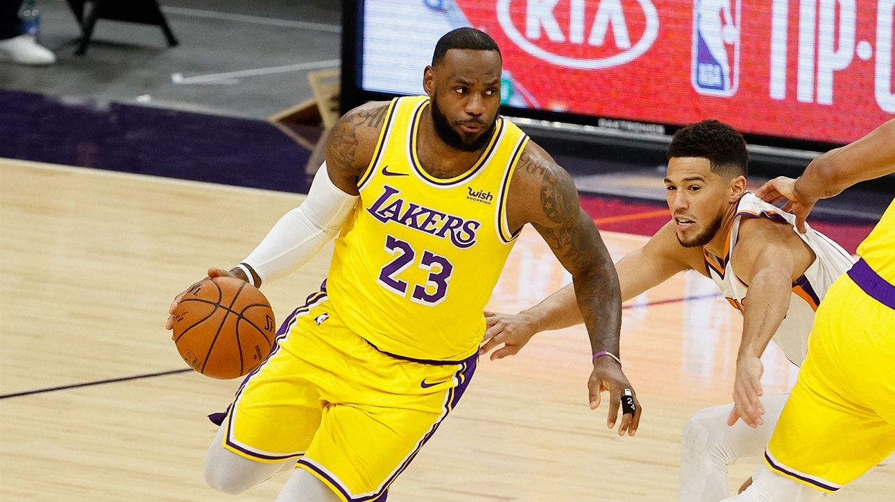 Shannon Sharpe predicts LeBron's Lakers will face Kevin Durant's Nets in NBA Finals | UNDISPUTED