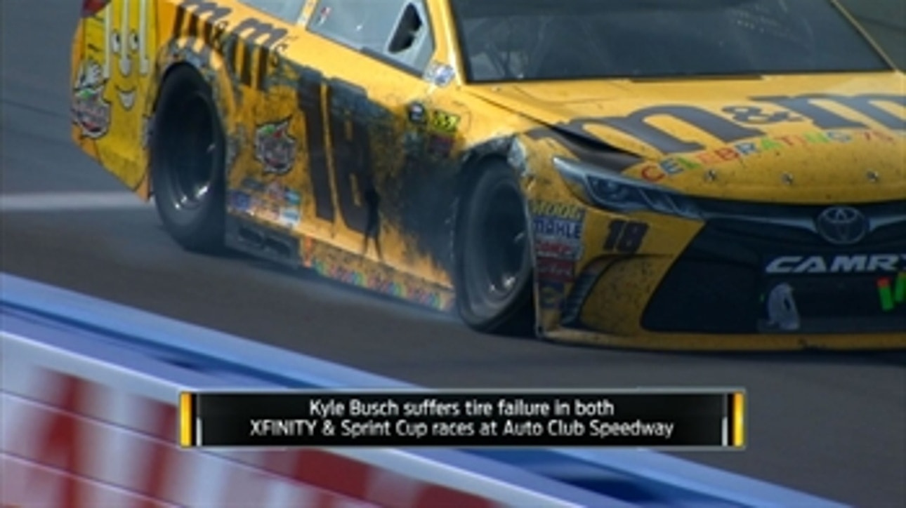 Kyle Busch's Post-Race Antics at Fontana